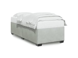 Lit simple 80x200 cm    coloris gris