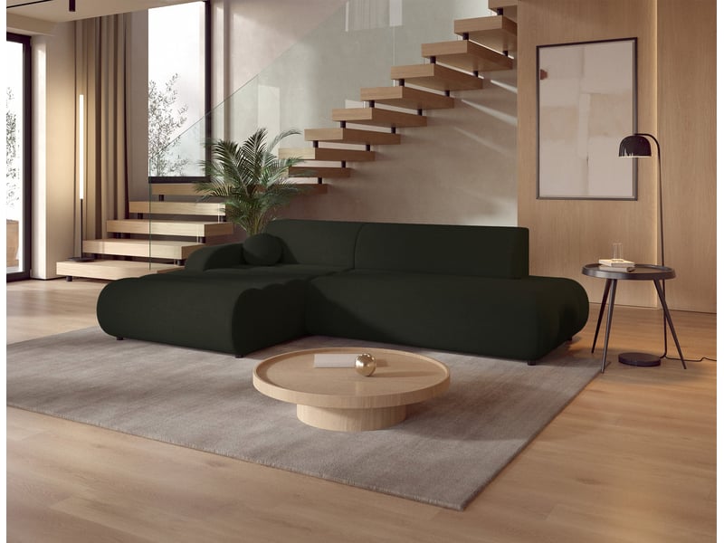Selsey arione - canapé d'angle convertible - 283 cm - chenille vert Arione - Conforama C