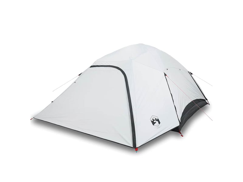 Tente de camping, tente familiale à dôme 6 personnes tissu occultant imperméable shl39597 - Conforama A
