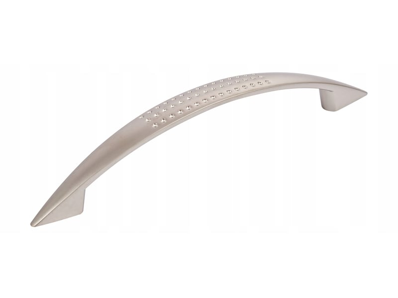  Poignée pour meubles en alliage de zinc, couleur satinée, 128 mm  - Conforama B