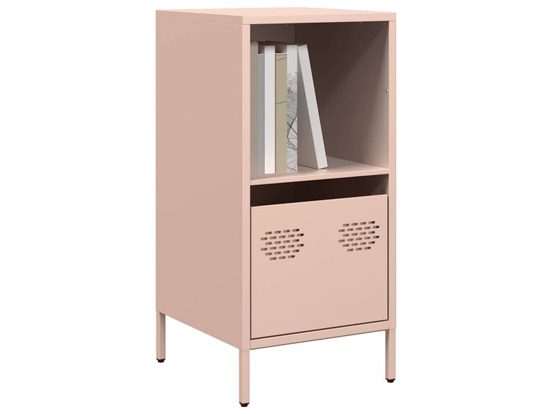  Buffet - bahut - meuble de rangement rose 35x39x73,5 cm acier laminé à froid  - Conforama B