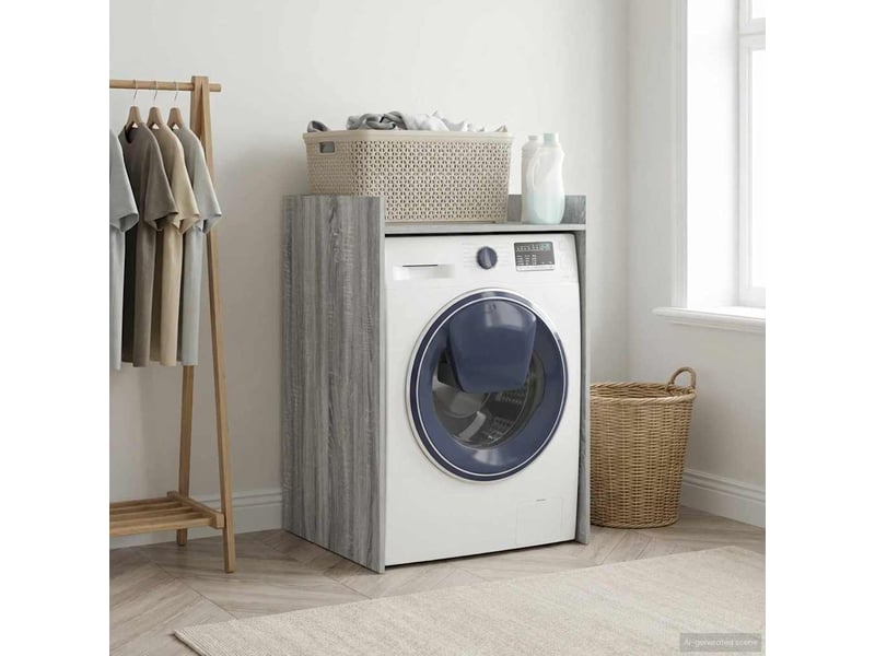  Armoire pour machine à laver sonoma gris 67,5x62x97 cm  - Conforama B