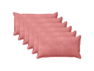 Lot de 6 coussins avec oreiller, coussins décoratifs houten rose fløjl cf51272