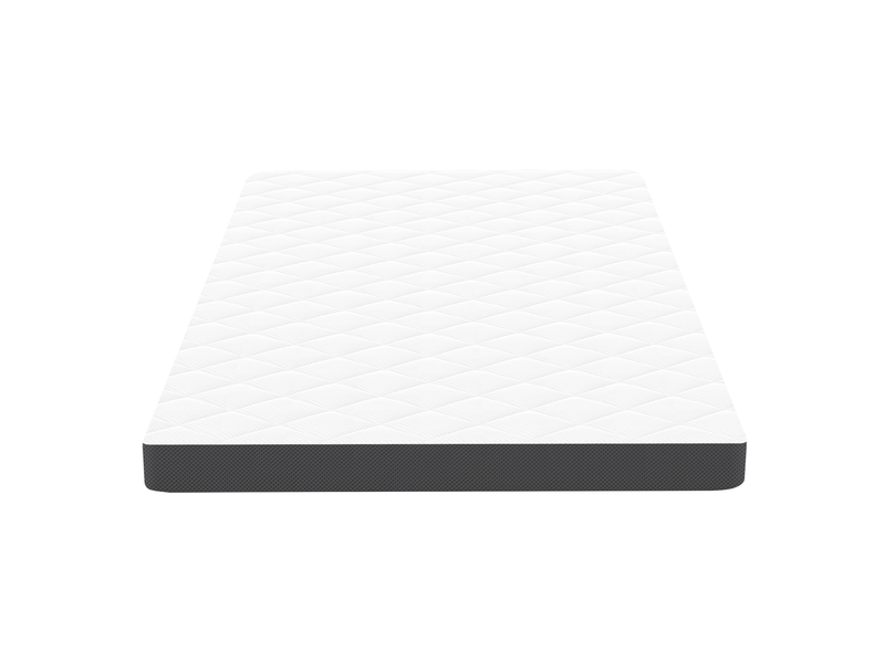 Matelas en mousse h3 à 7 zones, soutien moyen de la taille, double face, blanc et gris, 180 × 200 × 7 cm  - Conforama A