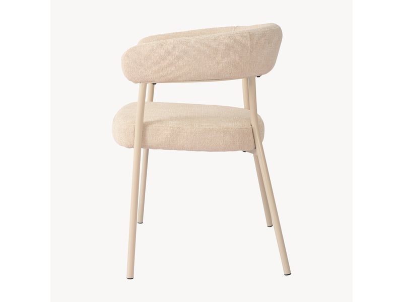 Lot de 4 chaises de salle à manger huk 78 x 57 x 56 cm beige [en.casa]  - Conforama D