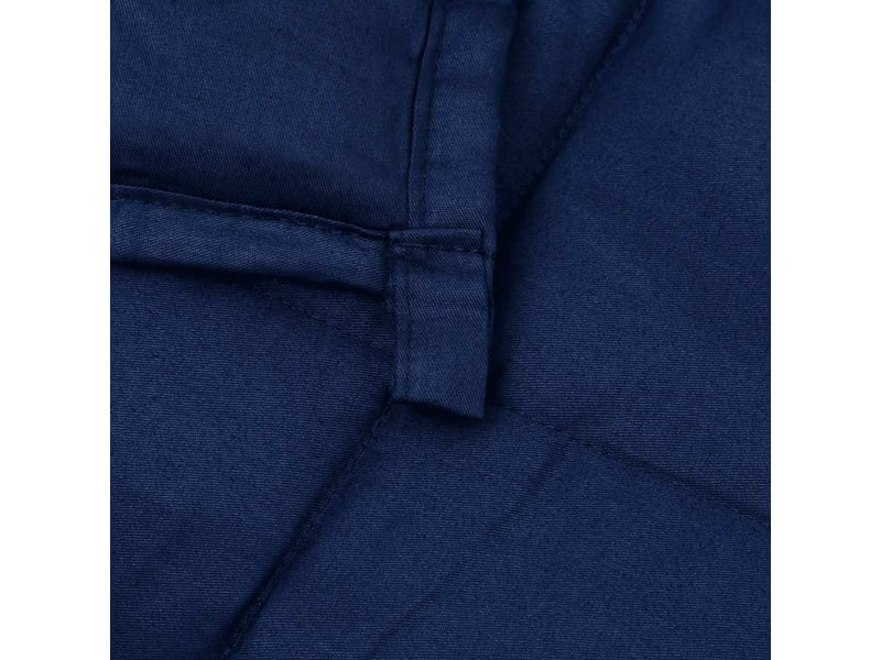 Couverture lestée adulte bleu 150x200 cm 7 kg tissu shl27156  - Conforama E