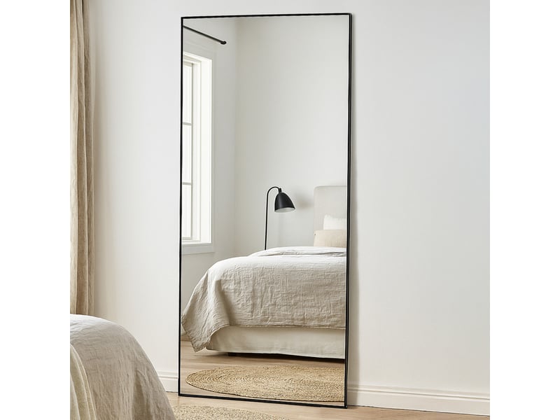  Miroir design xl dalton 193cm noir  - Conforama C