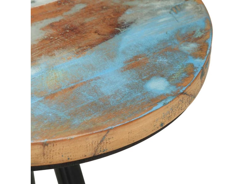  Lot de 2 tabouret de bar, chaise de bar bois massif de récupération shl90093  - Conforama E