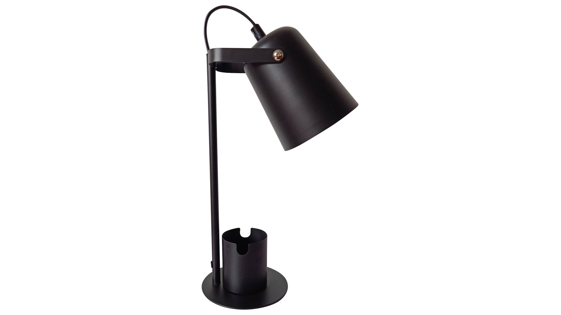 CONFORAMA Lampe en métal 35 cm SCHOOL coloris noir
