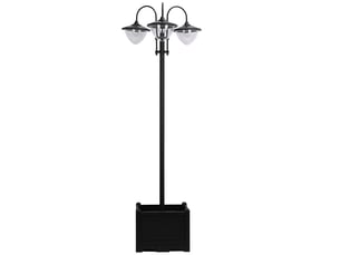 Lanterne solaire 60x55x189 cm ip44 noire