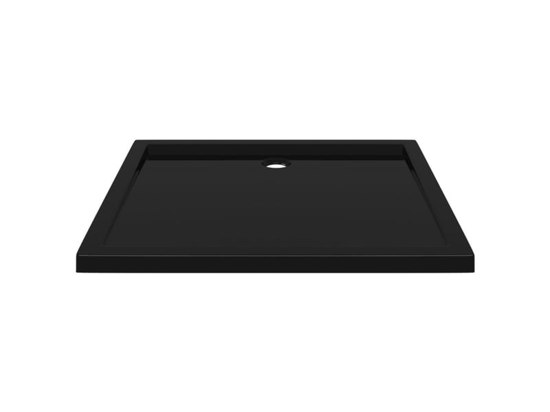  Receveur de douche base de douche bac de douche salle de bain toilette salle d’eau maison intérieur rectangulaire 80x90 cm abs noir 02_0001961  - Conforama B
