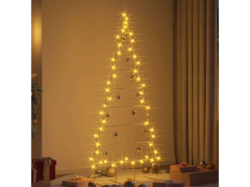  Arbre de noël, sapin de noël en métal doré 181 cm acier peint par poudre  - Conforama D