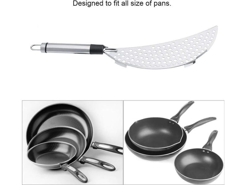  Passoire en acier inoxydable pour casserole de cuisine tout usage pour tamis, passoire endurance crescent  - Conforama C