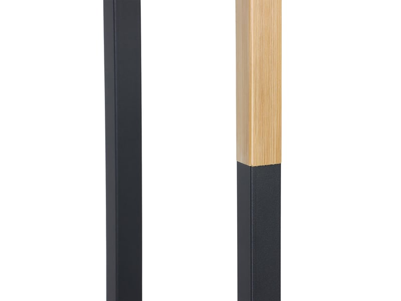  Porte-serviettes sur pied 86 x 44 x 21 cm séchage efficace design décoratif en métal noir 13_0017853  - Conforama D