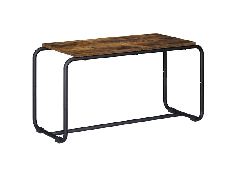  Meuble tv moderne, banc tv 80x35,5x42 cm chêne fumé bois d'ingénierie  - Conforama A