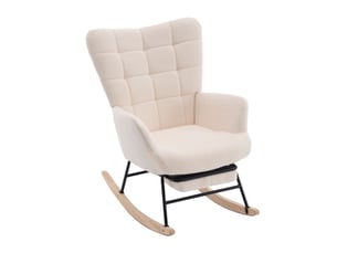 Fauteuil fixe <strong>ULEVR</strong> Velours beige