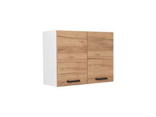 Vicco armoire en verre, chêne doréblanc, 80cm