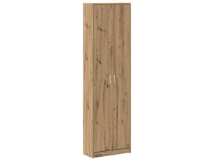 Armoire     <strong></strong> <strong></strong> coloris bois clair largeur 55 cm