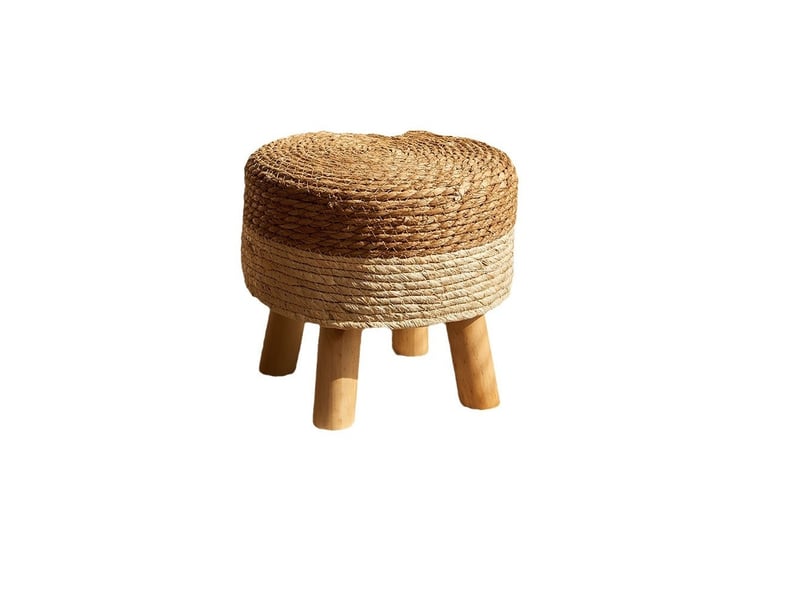  Repose-pieds style pastoral en bois – tabourets de canapé, 28x28 cm  - Conforama A