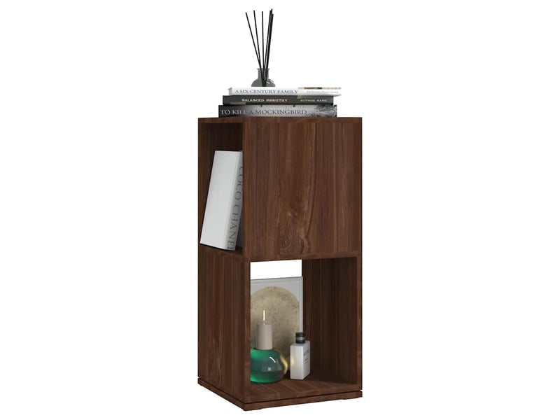  Armoire rotative chêne marron 34,5x34,5x75,5 cm bois ingénierie  - Conforama C