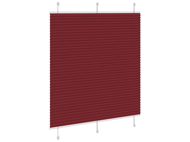 Store plissé, store de fenêtre rouge bordeaux 115x150 cm largeur du tissu 114,4cm cf47028 - Conforama D