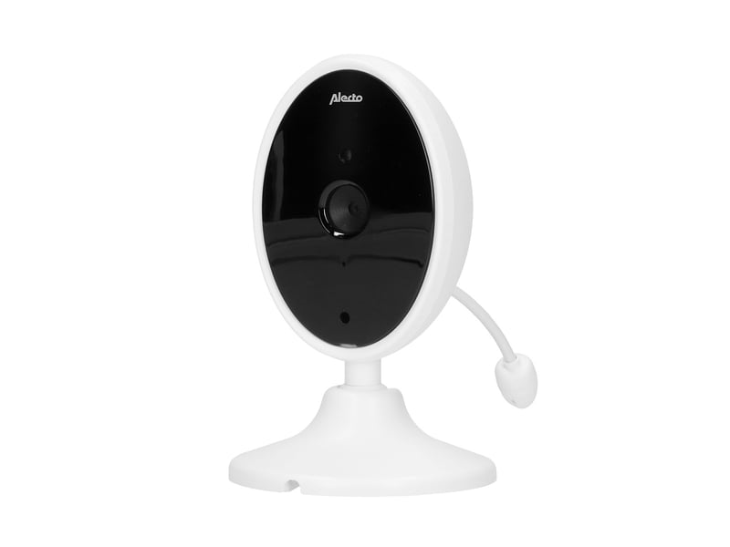 Babyphone vidéo avec caméra et écran 4.3 vision nocturne audio bidirectionnel alecto blanc