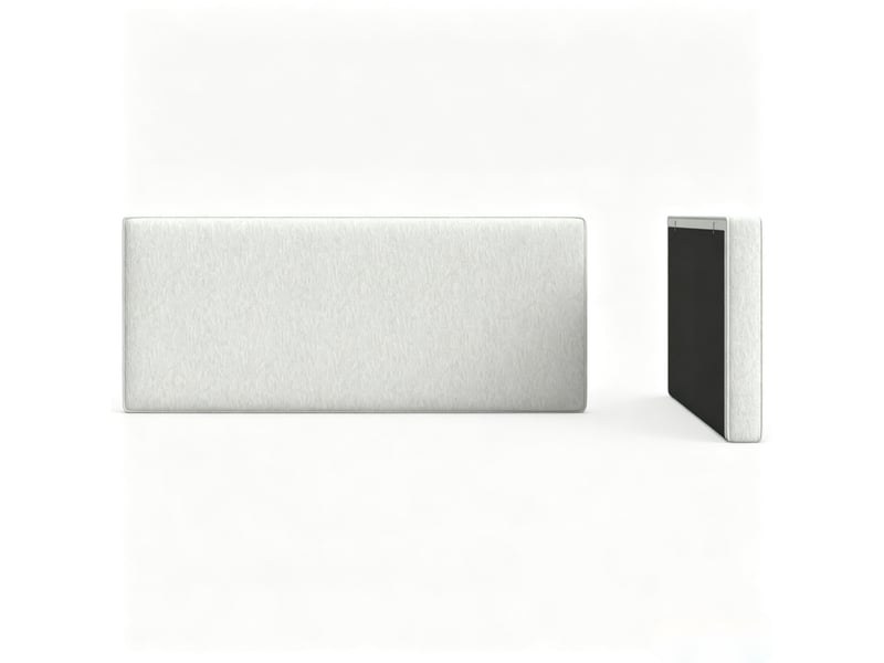  Tête de lit murale rembourrée en lin 140 × 60 cm, panneau suspendu pour chambre  - Conforama A