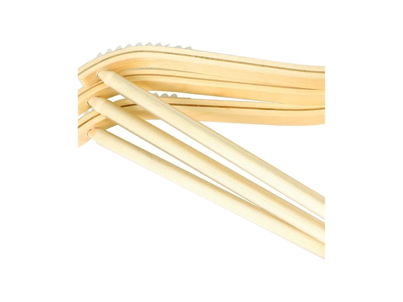 10pcs cintre bois. Cintres. Ceintres adulte. 10 pack cintres vêtements et pantalons. Cintres pour pantalons--40cm,aafgvc - Conforama B