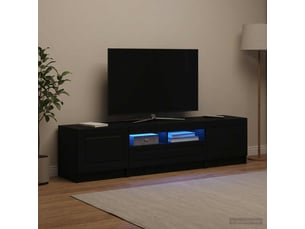 Meuble tv coloris noir 49 cm <strong></strong> <strong></strong>