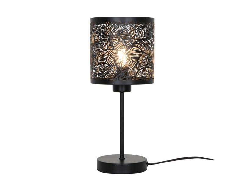 Lampe Métal 35.5 cm noir MOLLY - Conforama H