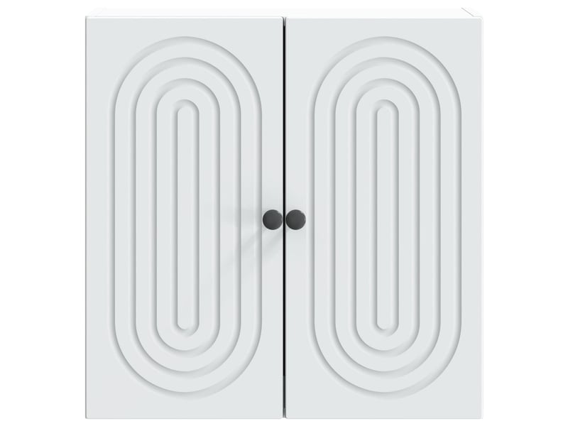  Armoire murale salon, meuble de rangement blanc 59 x 31 x 60 cm bois d'ingénierie shl1509  - Conforama D