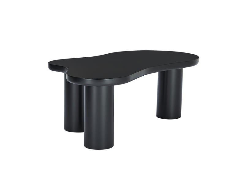 Table basse forme nuage 107 x 66 cm en mdf - Conforama D