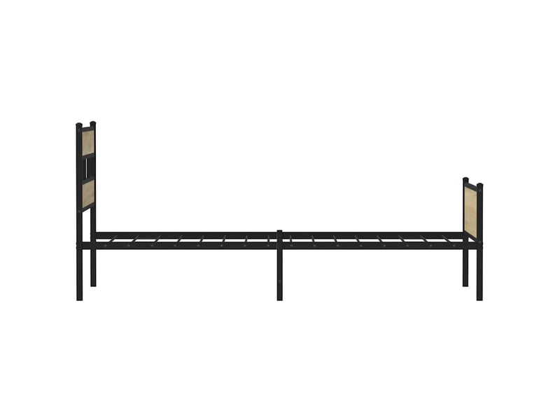  Lit simple- lit adulte -  cadre de lit sans matelas chêne sonoma 90x200 cm  - Conforama D