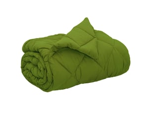 Duvet - couette complet toute l'année vert 200 x 240 cm microfibre