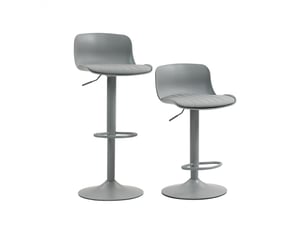 tabouret de bar assise réglable en hauteur  PANGIVO W3750P450885 - gris