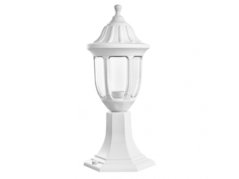  Lanterne de muret extérieur fabrilamp angélica blanc, 1 x e27, ip44, 42,7 x 16,6 x 16,6 cm 125971001 - Conforama A