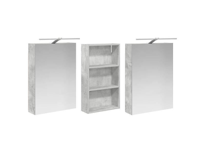  Ensemble de meubles de salle de bain 3 pcs 140x14.5x70 cm shl7491  - Conforama E