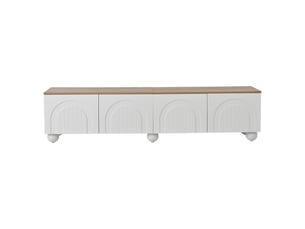 Meuble tv coloris blanc 180 cm <strong></strong> <strong></strong>