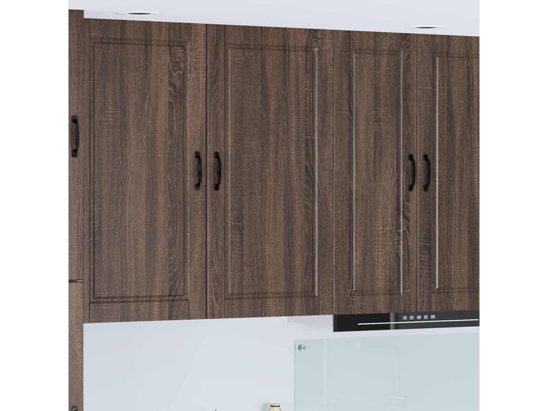  Meuble mural de cuisine, armoire de cuisine chêne brun 50x31x100cm shl1006  - Conforama B