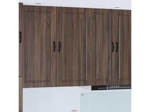 Meuble mural de cuisine, armoire de cuisine chêne brun 50x31x100cm shl1006