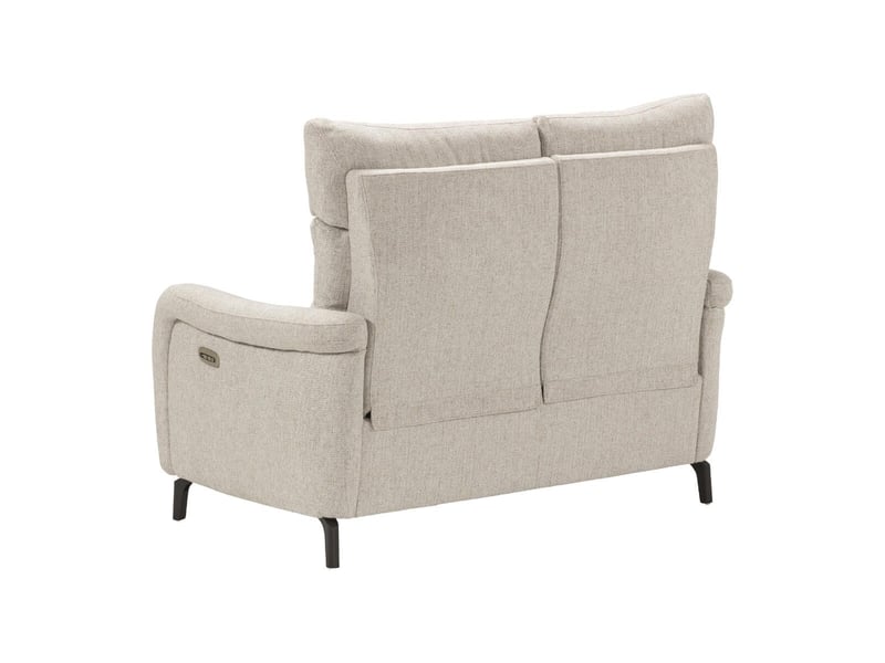  Canapé 2p relax électrique tissu beige chiné - varenne VARENNE - Conforama C