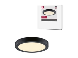 Panneau led pisa 3000k 290 mm 1800lm 17,6w noir mat