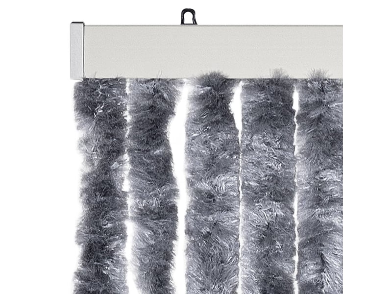  Rideau anti-mouches, moustiquaire argenté 100x230 cm chenille cf43487  - Conforama D