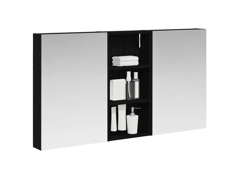  Ensemble de meubles de salle de bain 3 pcs 110x10.5x60.5 cm shl2514  - Conforama C
