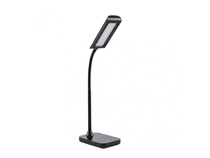  Fabrilamp oliver lampe de bureau led noire 5 w 375 lm 6000 k, flexible, tactile, 3 intensités 178871009 - Conforama A