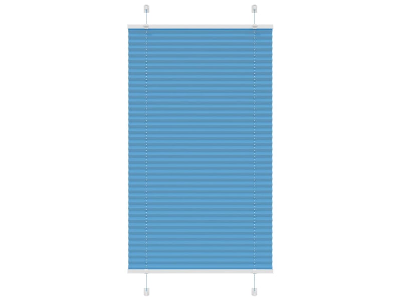  Store plissé, store de fenêtre bleu 75x100 cm largeur du tissu 74,4 cm polyester cf46804  - Conforama B