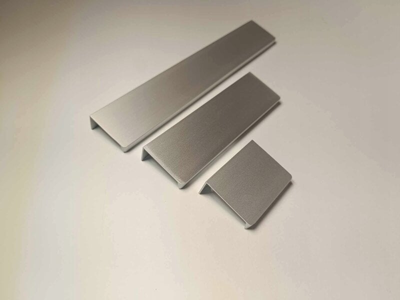  Poignées de meuble um-494, 192 mm, en aluminium, couleur argent, mate  - Conforama B