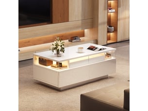 Table basse  coloris blanc <strong></strong> <strong></strong>
