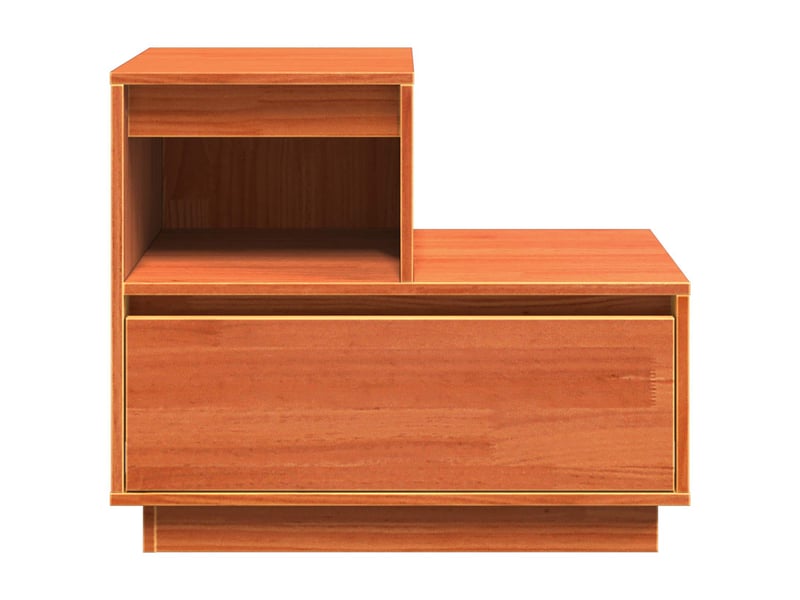  Table de chevet - cabinet de chevet - table de nuit  marron 60 x 34 x 51 cm bois d'ingénierie  - Conforama E