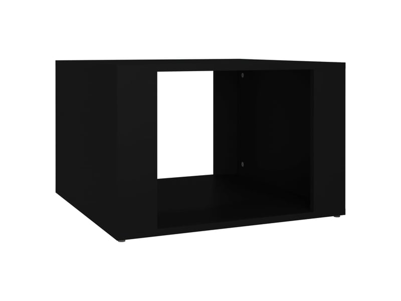  Table de chevet - cabinet de chevet - table de nuit noir 57x55x36 cm bois d’ingénierie  - Conforama A